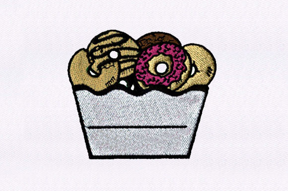 Basketful Doughnuts Embroidery Review