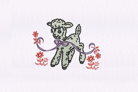 Bow Marys Lamb Embroidery Design Review