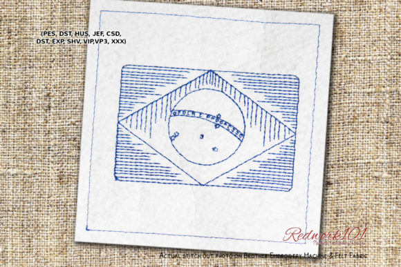 Flag of Brazil Embroidery Review