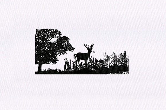 Forest Silhouette Embroidery Review