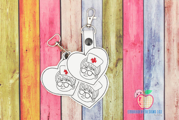 Male Nurse ITH Key Fob Pattern Review