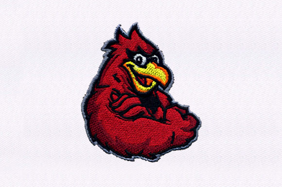 Muscular Red Bird Embroidery Review