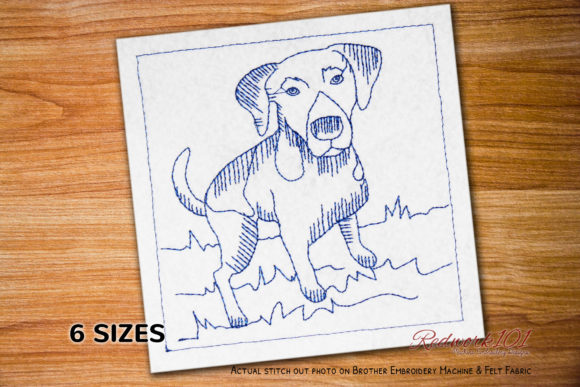 Pointer Hunting Dog Embroidery Review