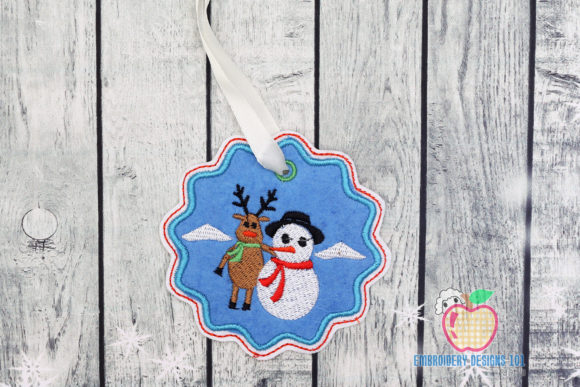 Reindeer with Snowman Ornament Review