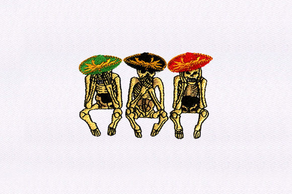 Three Wise Skeletons Embroidery Review